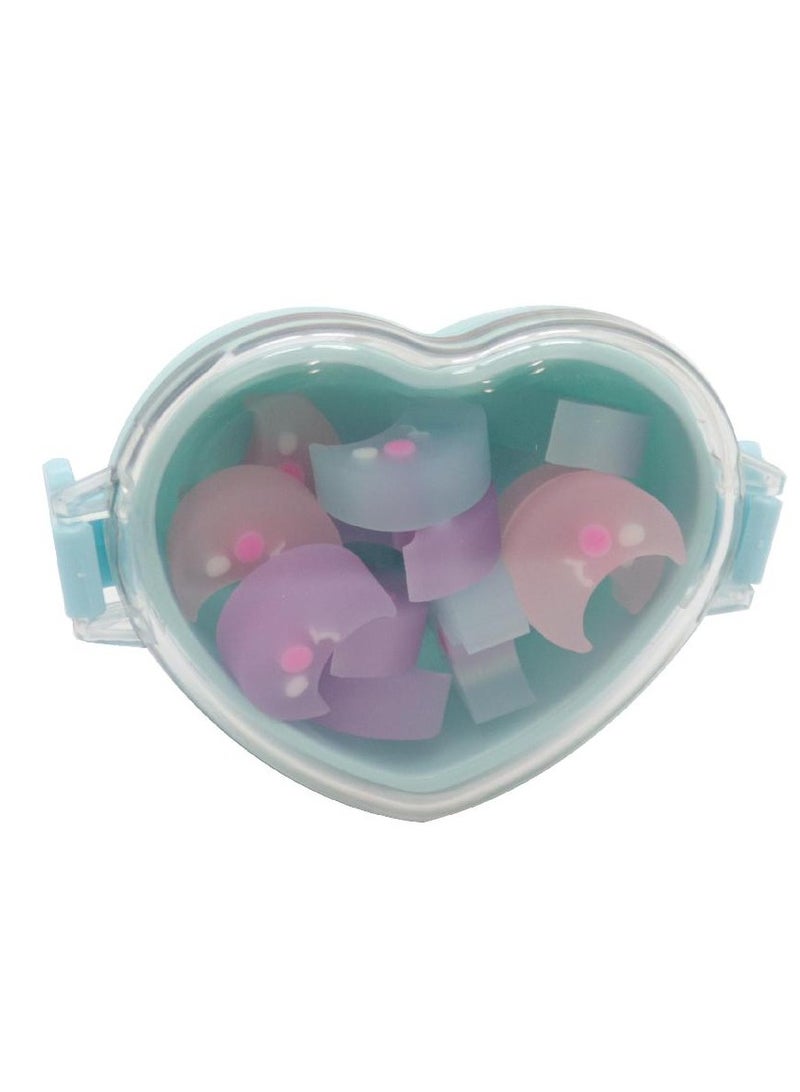 روكو ممحاة مطاطية قمر في علبة بلاستيكية بألوان متنوعة - Image 1