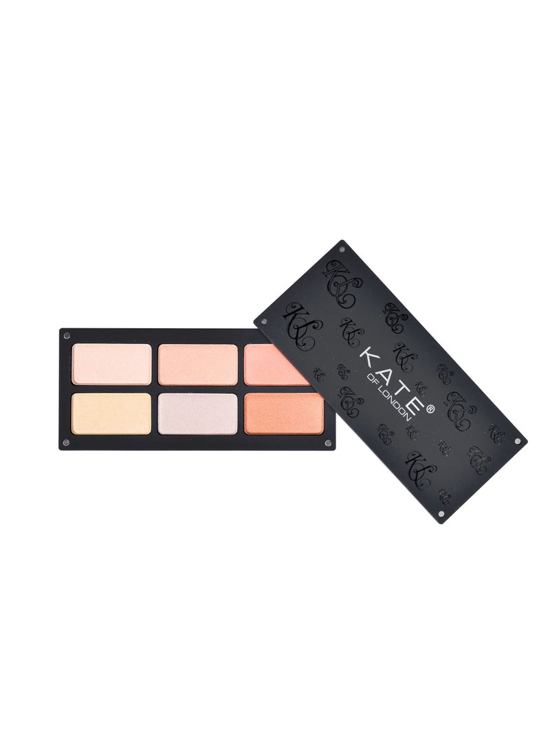 KATE OF LONDON - 6 Color Highlighter Kit - Image 1