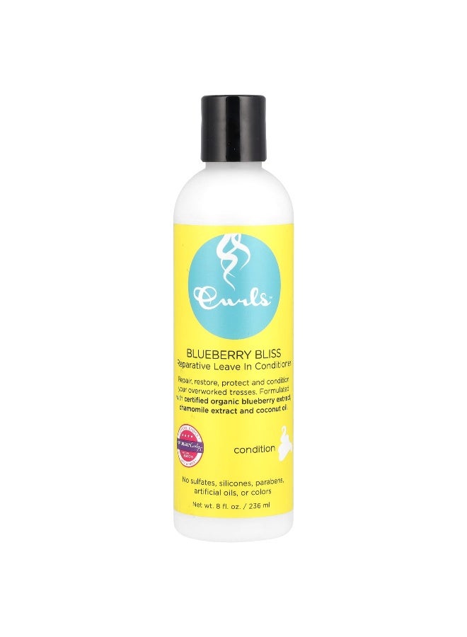 Curls, Reparative Leave In Conditioner, Blueberry Bliss, 8 fl oz (236 ml) - Image 1