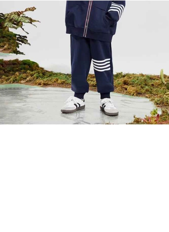 Snoopy - Children's Western Style Sports Hoodie Set - Image 1