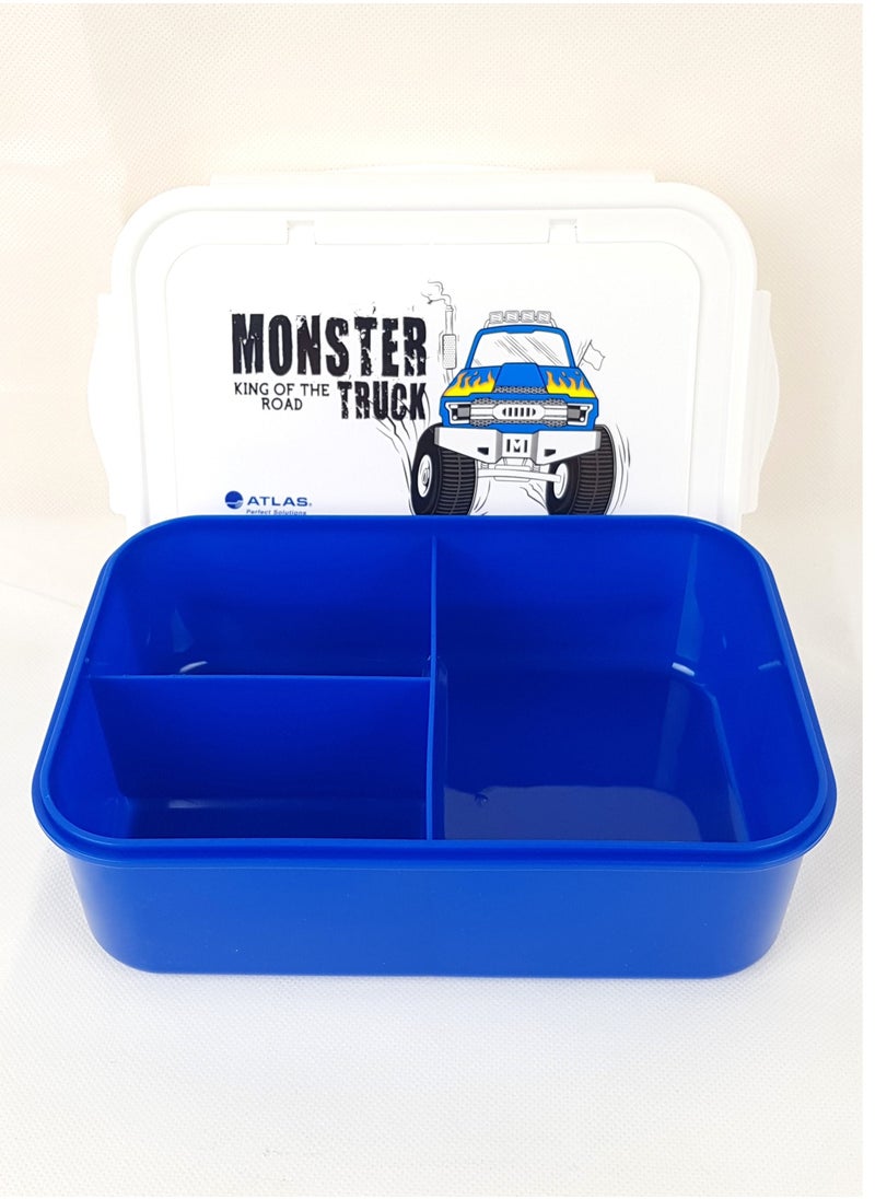 ATLAS 3-Compartment Lunch Box Multicolour  - Image 3
