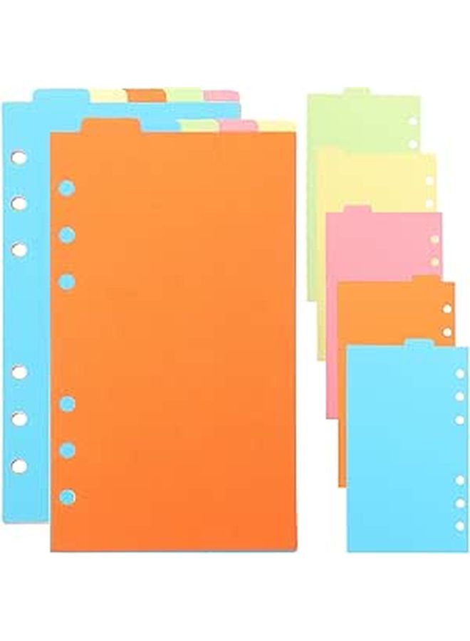 Homoyoyo A5 Index Divider Tabs 6 Sets Loose Leaf Binder Cards Office School