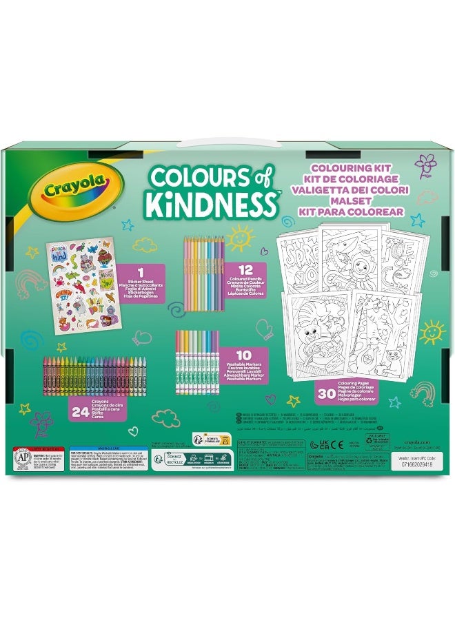 Crayola مجموعة تلوين كرايولا ألوان اللطف (77 قطعة) - Image 2