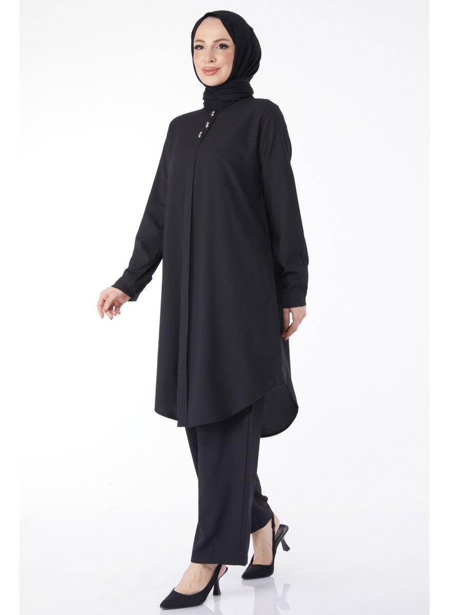 Tofisa - 13122-BLACK Tunic Trousers - Image 1