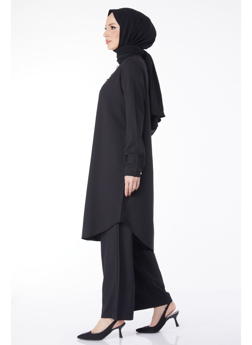 Tofisa - 13122-BLACK Tunic Trousers - Image 1