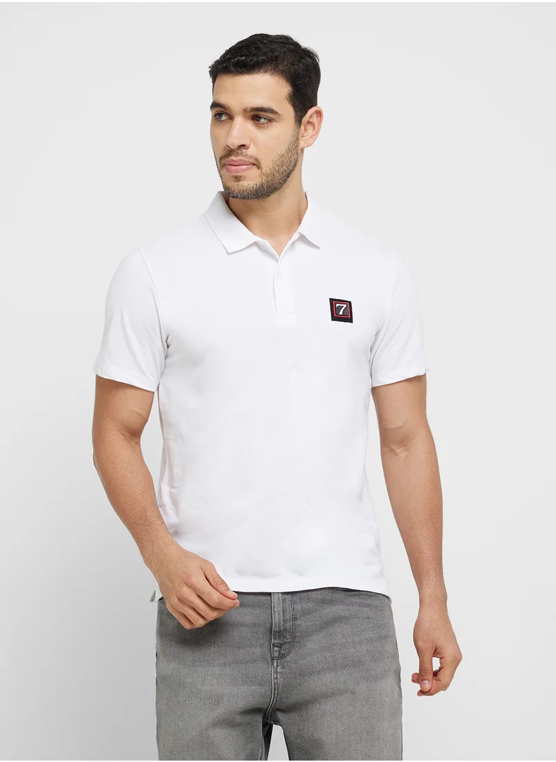 Robert Wood Logo Polo Shirt