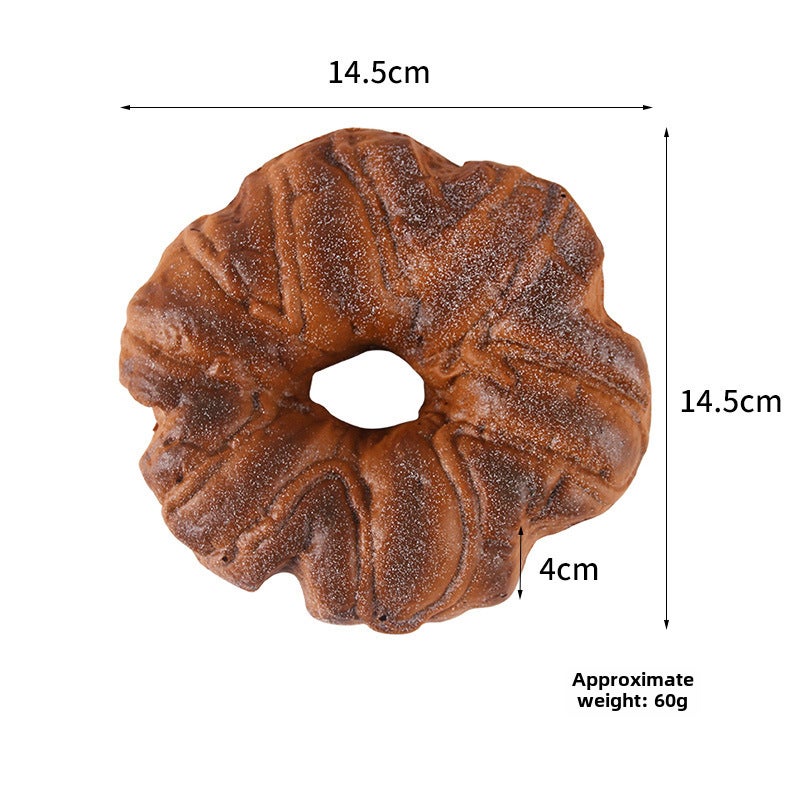 Realistic Caterpillar Bread Cake Model Rye Flower Bread 