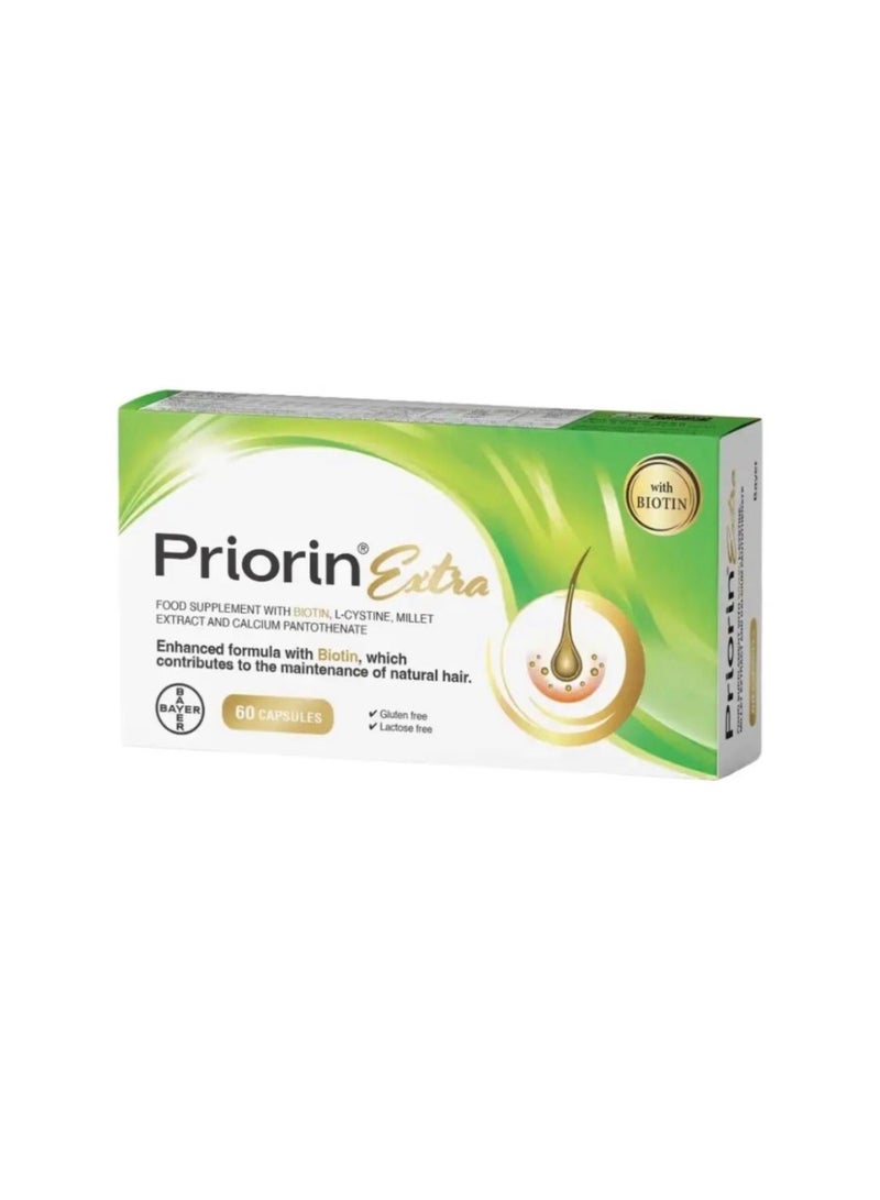 PRIORIN EXTRA CAPSULES 60'S - Image 1