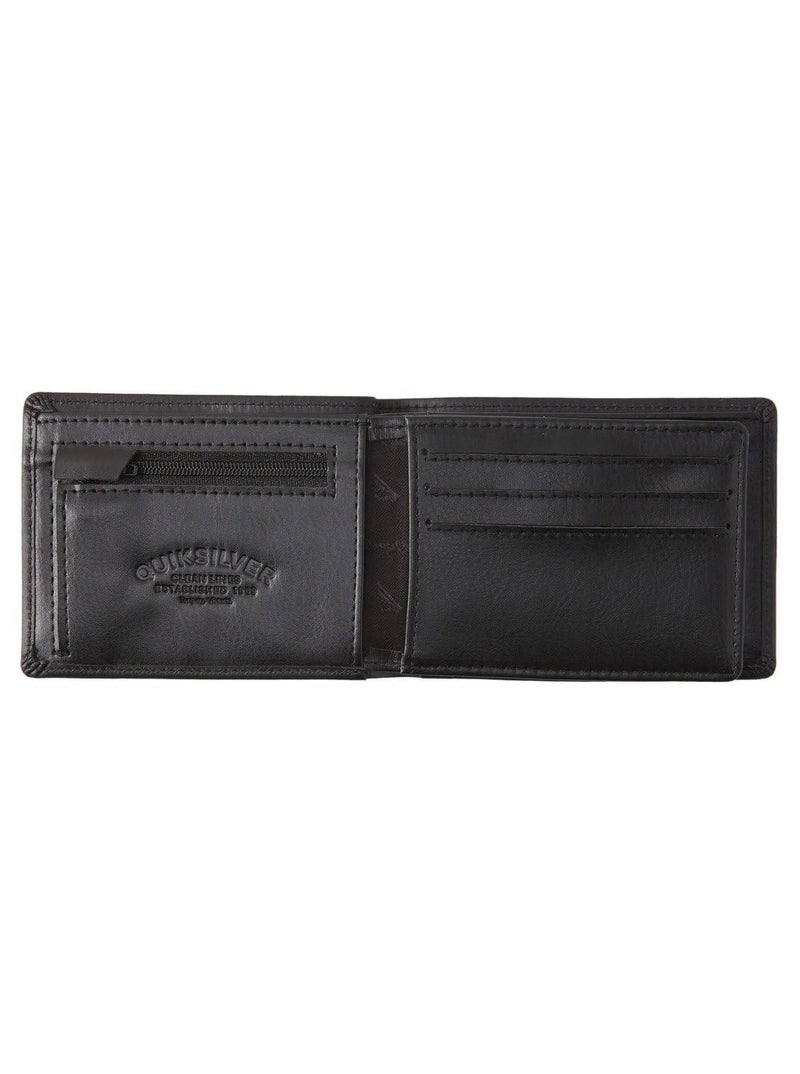 Quiksilver Men's Mack,Wallets, Black, Dimensions: Medium 4.5" [w] x 3.5" [h] / 12[w] x 9[h] cm - Image 4