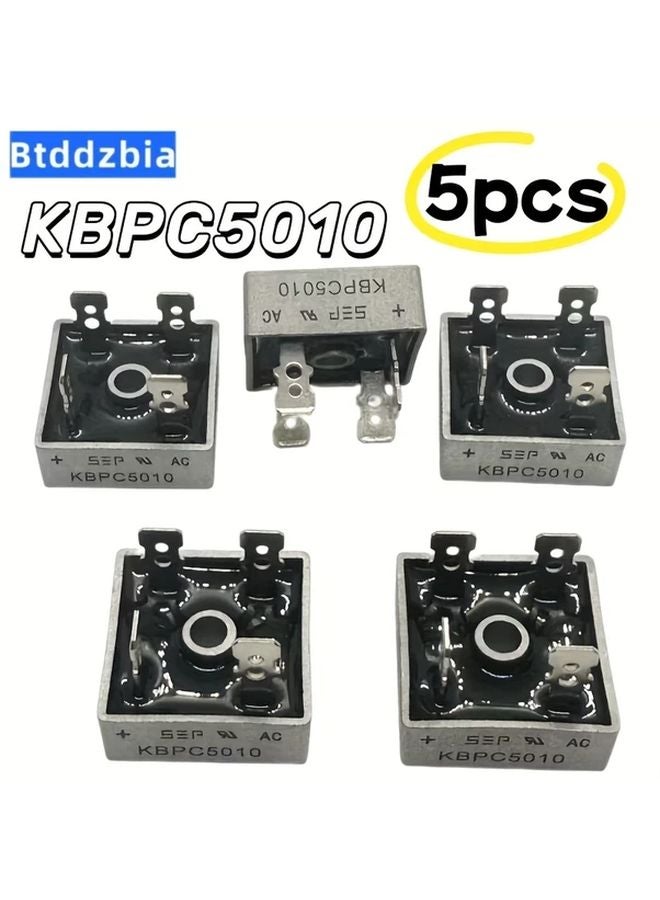 KBPC5010 5pcs 50A 1000V Bridge Rectifier Diode Kit High Power Metal Construction - Image 2