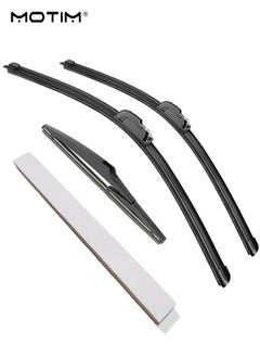 Motim Windshield Wiper Blades Replacement for 2014-2021 Jeep Grand Cherokee, Original Factory Quality Front Rear Wipers Blade Set for Car - 22" 21" 11" (Pack of 3)  - Image 1
