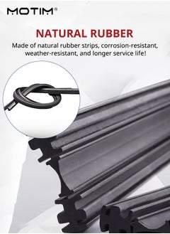 Motim Windshield Wiper Blades Replacement for 2014-2021 Jeep Grand Cherokee, Original Factory Quality Front Rear Wipers Blade Set for Car - 22" 21" 11" (Pack of 3)  - Image 5