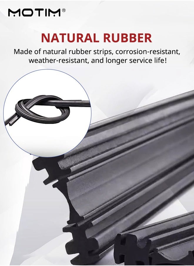 Motim Windshield Wiper Blades Replacement for 2014-2021 Jeep Grand Cherokee, Original Factory Quality Front Rear Wipers Blade Set for Car - 22" 21" 11" (Pack of 3)  - Image 5