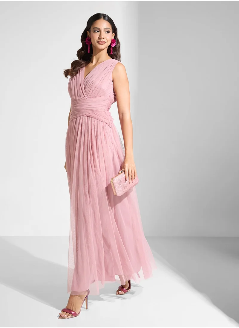 انايا ويذ لوف Tulle Pleated Dress