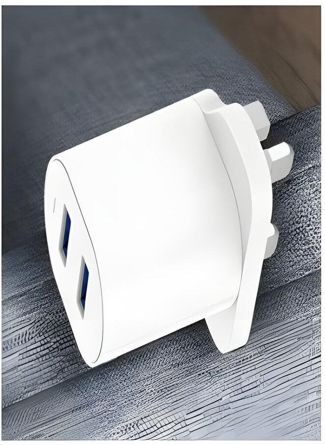 PROMASS - original wall charger with two USB ports supports 20W fast charging, compatible with iPhone and all other phones,. - Image 1