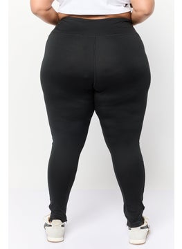 adidas Originals Women Plus Size Training Leggings, Black  - Image 4