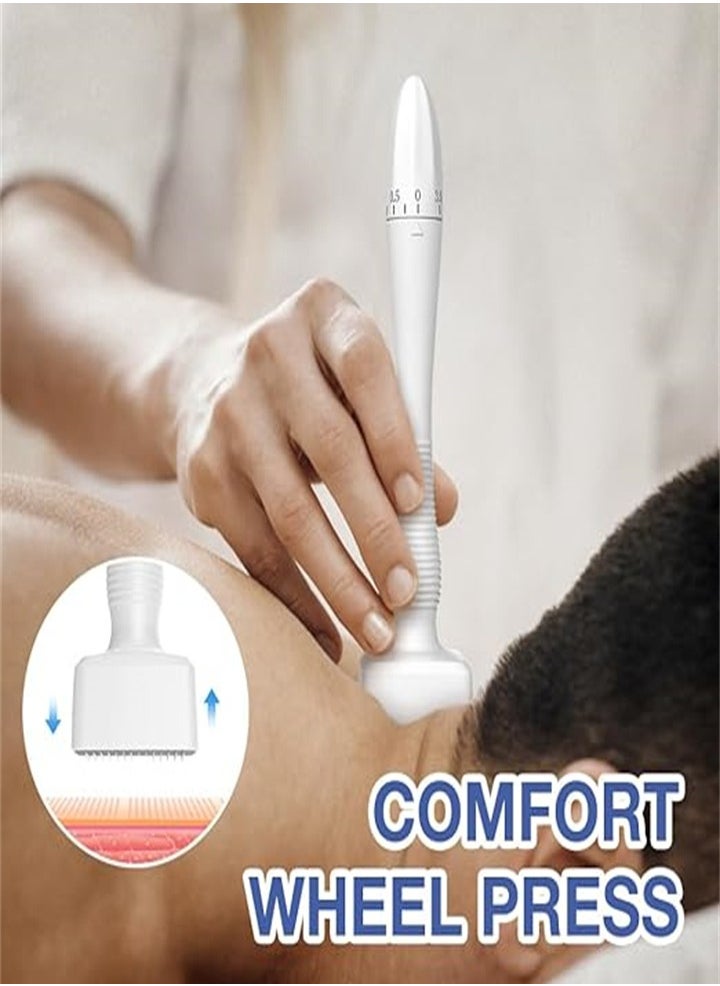 Generic - Adjustable Micro Needle Pen, 140 Real Micro Needles, Needle Length 0.25mm to 3.0mm for Hair, Beard Growth Roller Skin Care, Face Body Beauty Pen - Image 1