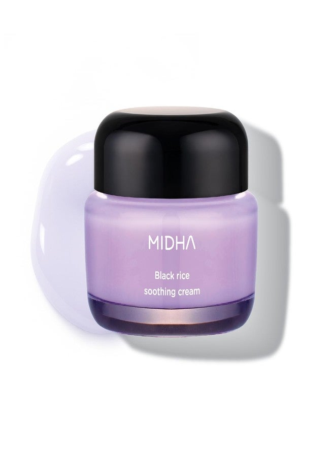 MIDHA BLACK RICE SOOTHING CREAM, 1.69fl.oz/50ml, Refreshing Gel-Cream Texture, Non-Sticky Hydration, Lightweight Moisturizer for Daily Soothing Care, Skin-Calming Moisture Barrier Support Cream - Image 1