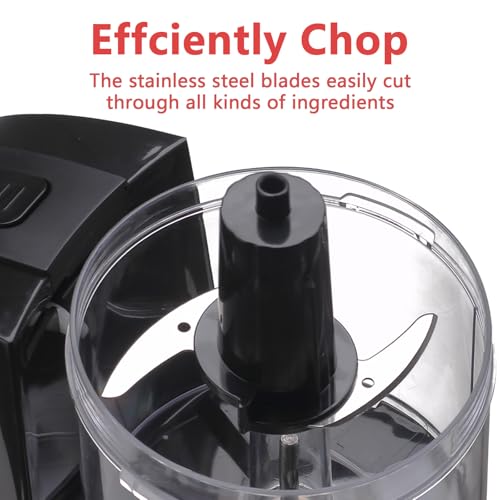 Liebe&Lecker Mini Food Processor,1.5 Cup Mini Chopper for Cutting Vegetable, Garlic,Onion and Meat - Image 4