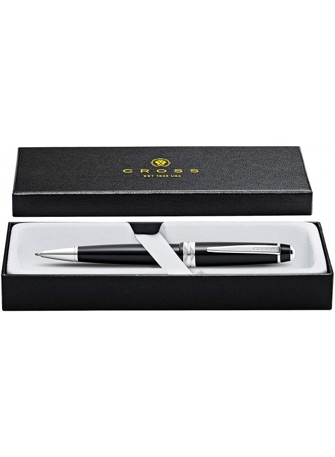 Cross Bailey Light Polished Resin Refillable Ballpoint Pen, Medium Ballpen, Includes Premium Gift Box - Black - Image 4