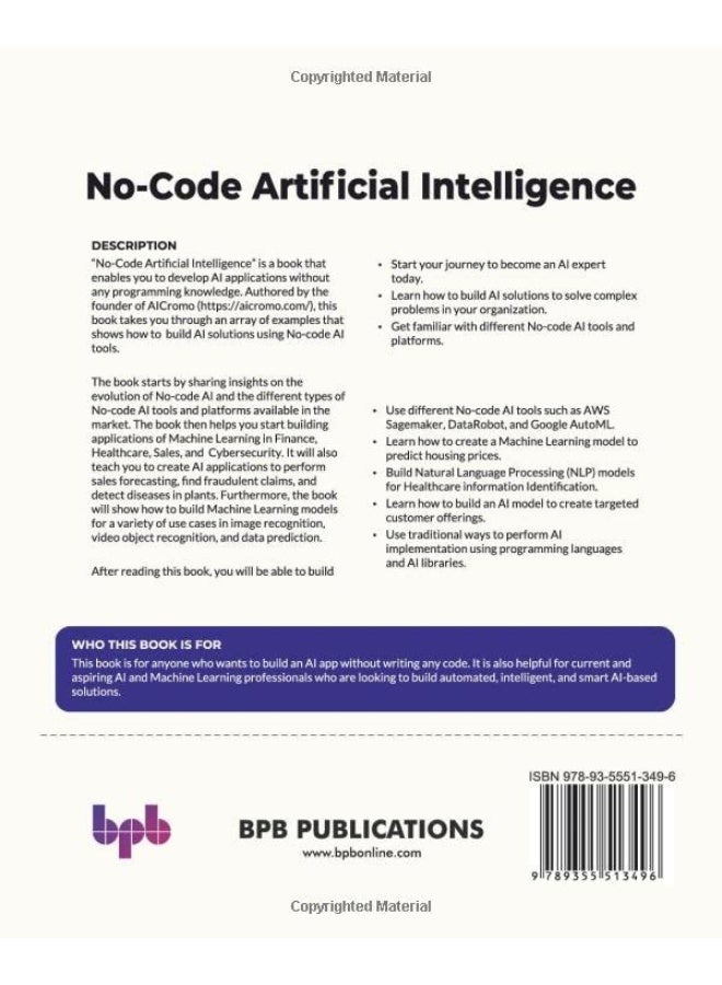 No-Code Artificial Intelligence: The new way to build AI powered applications (English Edition) - Image 2
