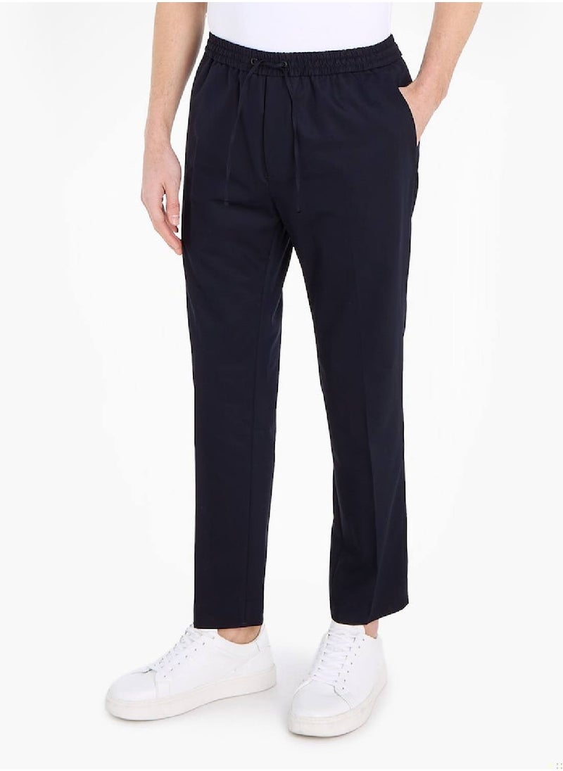CALVIN KLEIN Men's Chino Pants - Viscose, Blue  - Image 1