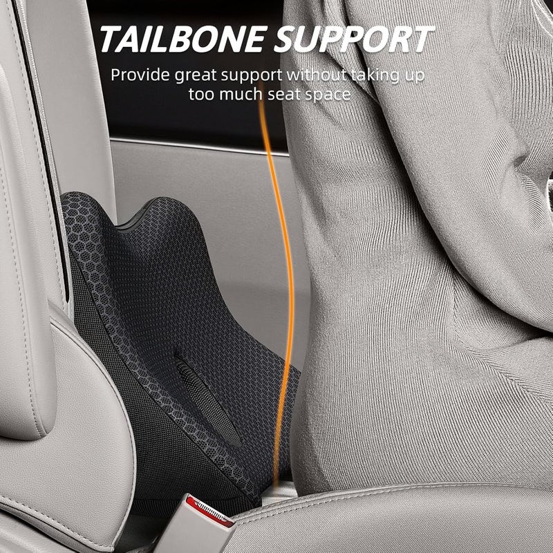 Benazcap Memory Foam Lumbar Support Cushion for Car and Office - Image 3