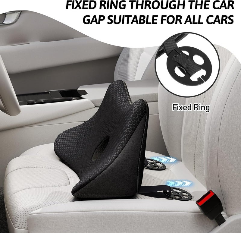 Benazcap Memory Foam Lumbar Support Cushion for Car and Office - Image 5