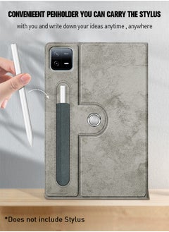 Xoopla Case for Xiaomi Mi Pad 6/6pro 11 inch, Multi-Viewing Angles, Multifunctional PU Leather Smart Cover with Auto Sleep Wake Feature, Slim Flip Shell Case for Xiaomi Pad 6/6pro, Grey  - Image 2