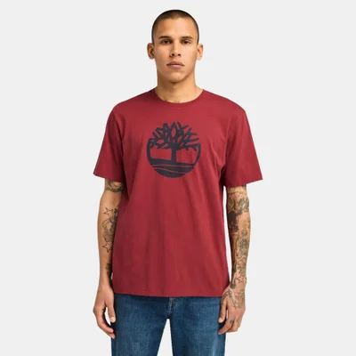 Timberland Men's Kennebec River Tree Logo T-Shirt