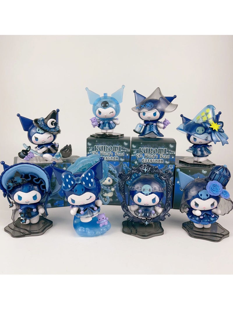 عام Kulomi Witch 's Gala Series Blind Box Sanrio Tide Play دمية الشكل دمية زخرفة الطاولة هدايا للجماهير والأصدقاء - Image 2