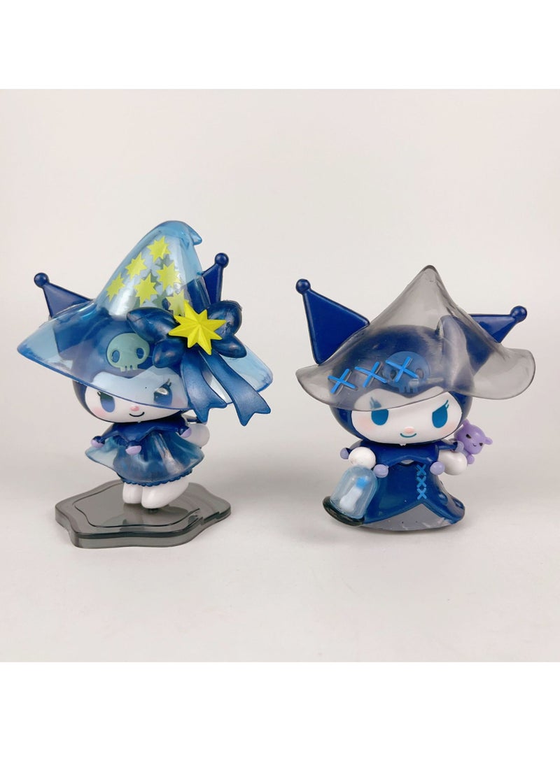 عام Kulomi Witch 's Gala Series Blind Box Sanrio Tide Play دمية الشكل دمية زخرفة الطاولة هدايا للجماهير والأصدقاء - Image 3