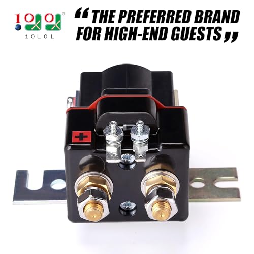 9.99WORLD MALL Albright Solenoid 48 Volt, 4 Terminal Solenoid for Club Car DS & Precedent 2000-up Electric Golf Cart OEM#1019087-01 101908701 - Image 2