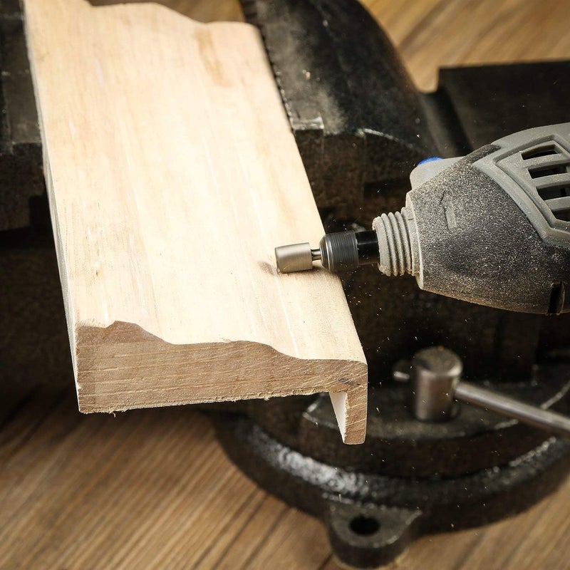 SPTA 10Pc HSS Router Carbide Engraving Bits & 10Pcs Router Bit 1/8"(3mm) Shank for Rotary Tools for DIY Woodworking, Carving, Engraving, Drilling - Image 5