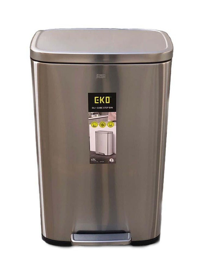 EKO Stainless Steel Soft Close Step Bin 45 Liters 