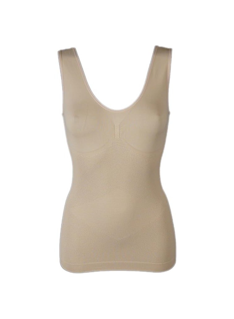 سبال تيشيرت شايب وير نسائي بتصميم مدمج للحمالة - تحكم في البطن والخصر والأرداف والظهر - قميص تنحيف خفيف ومريح - Image 1