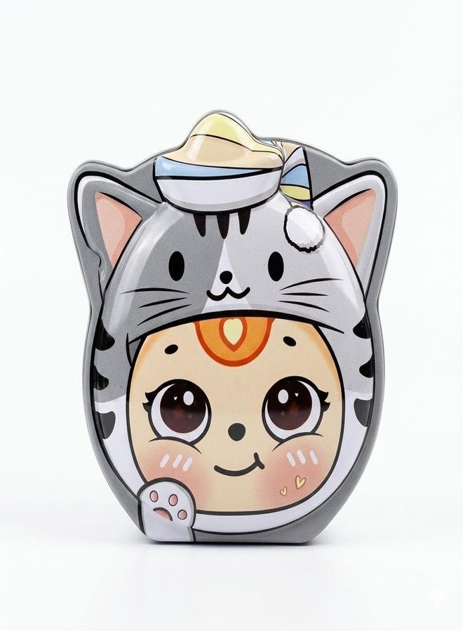 Sajani Cute Cartoon Creative Portable Piggy Bank, Money Saving Box with Combination Lock, Mini Coin Bank Gifts for Boys and Girls, Best Return Gifts for Kids (Pack of 1) (Tiger - Grey) - Image 1