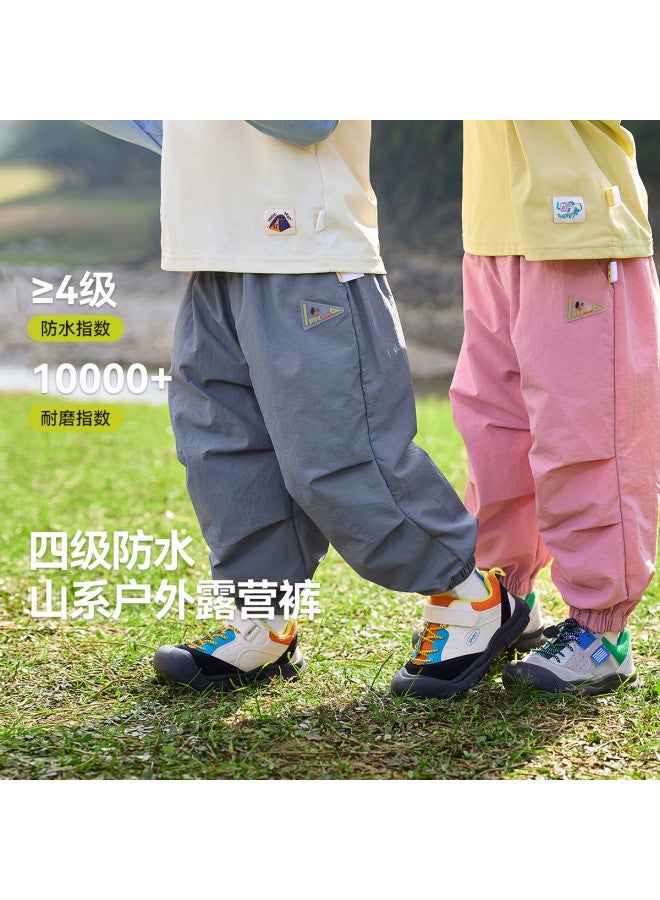 Doodle Home kids Cargo Pants - Waterproof Autumn Boys & Girls Hiking Trousers, Toddler Running Sportswear - Image 2