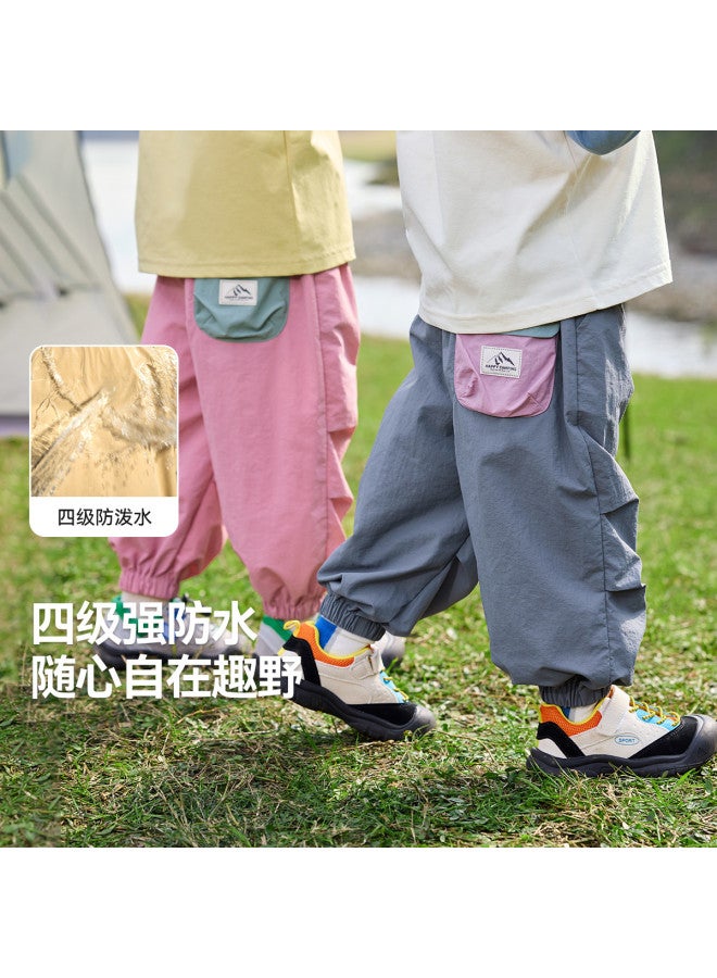Doodle Home kids Cargo Pants - Waterproof Autumn Boys & Girls Hiking Trousers, Toddler Running Sportswear - Image 3