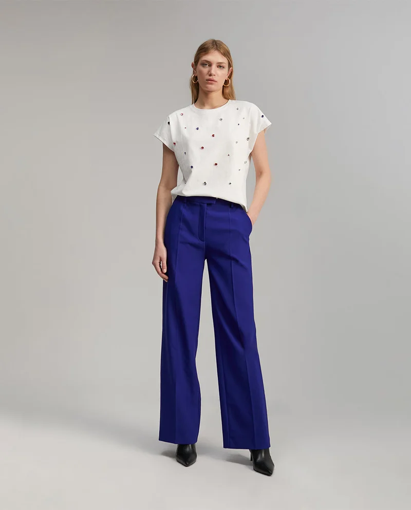 Lola Casademunt T-shirt with rhinestone detail