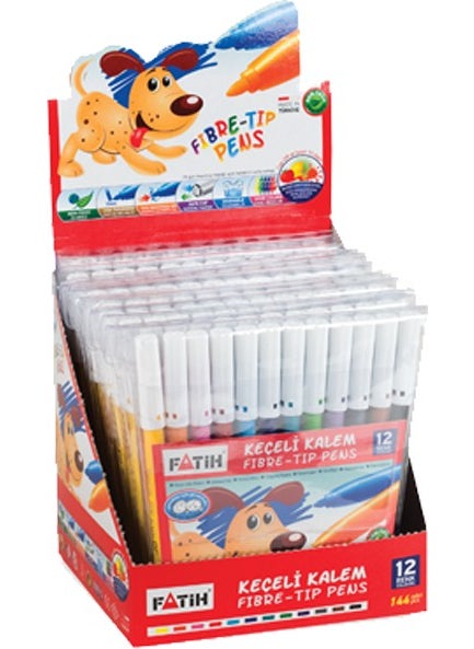 Fatih Felt Pen 12 Colors 