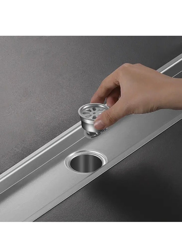 Kana Liner Floor Drain 30x10cm Stainless Steel 304 For Shower Or Bathroom  - Image 3