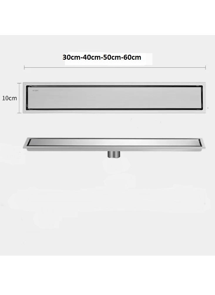 Kana Liner Floor Drain 30x10cm Stainless Steel 304 For Shower Or Bathroom  - Image 4