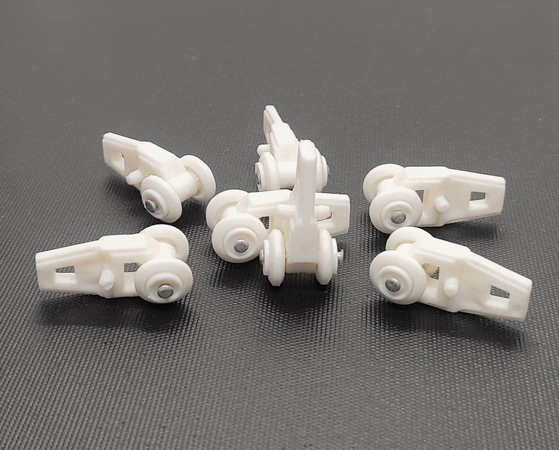 FAPBADRI Plastic Runners/Sliders/Rollers for Curtain Channel, White Colour, 100 Pieces - Image 4