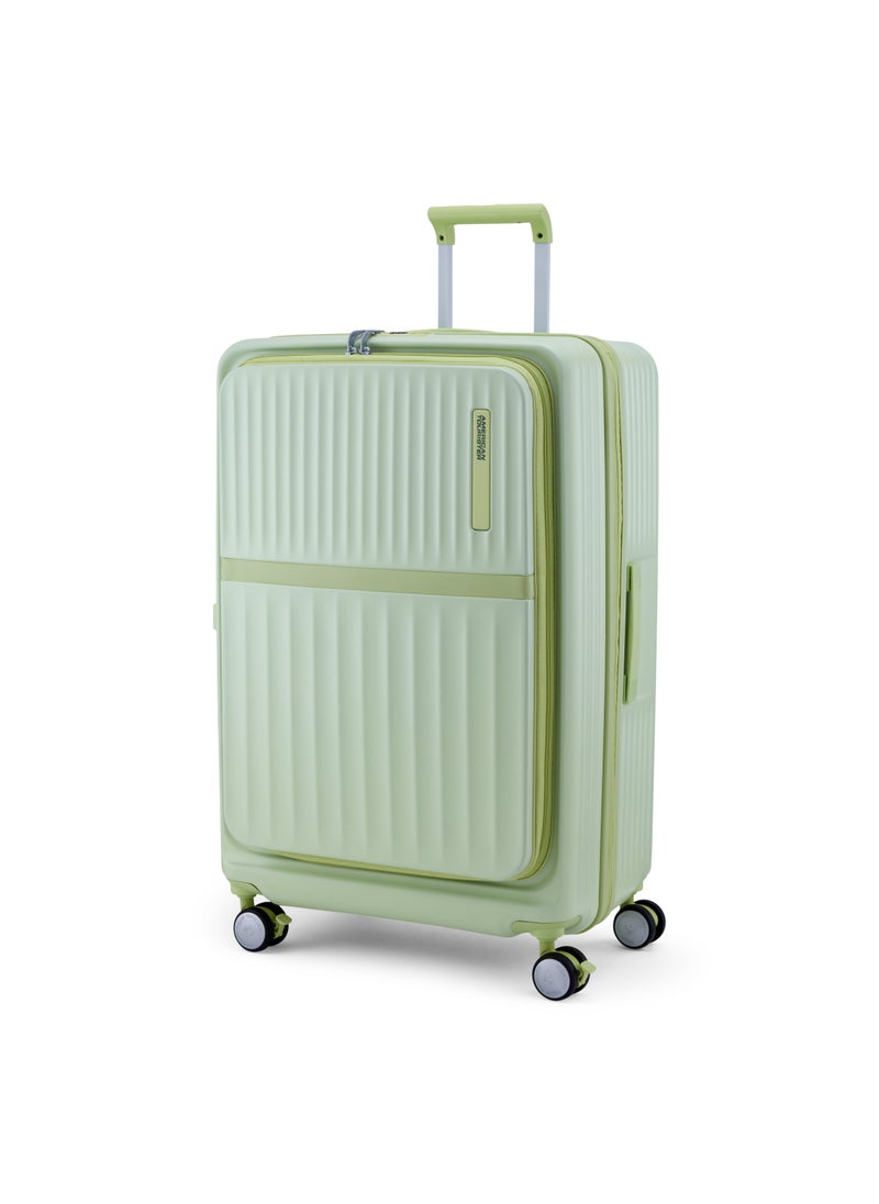 AMERICAN TOURISTER - Trento Spinner 76 CM Cabin Luggage Matcha Green Expandable TSA Lock Lightweight Trolly Luggage Bag - Image 1