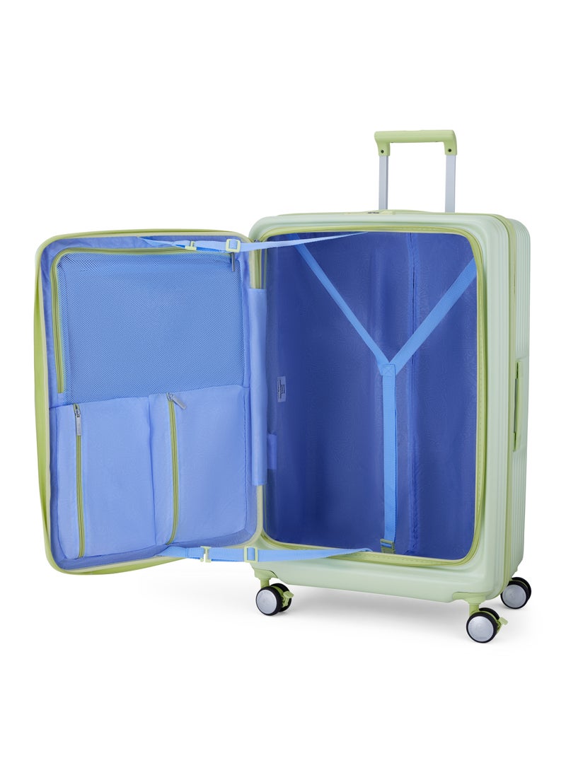 AMERICAN TOURISTER - Trento Spinner 76 CM Cabin Luggage Matcha Green Expandable TSA Lock Lightweight Trolly Luggage Bag - Image 1