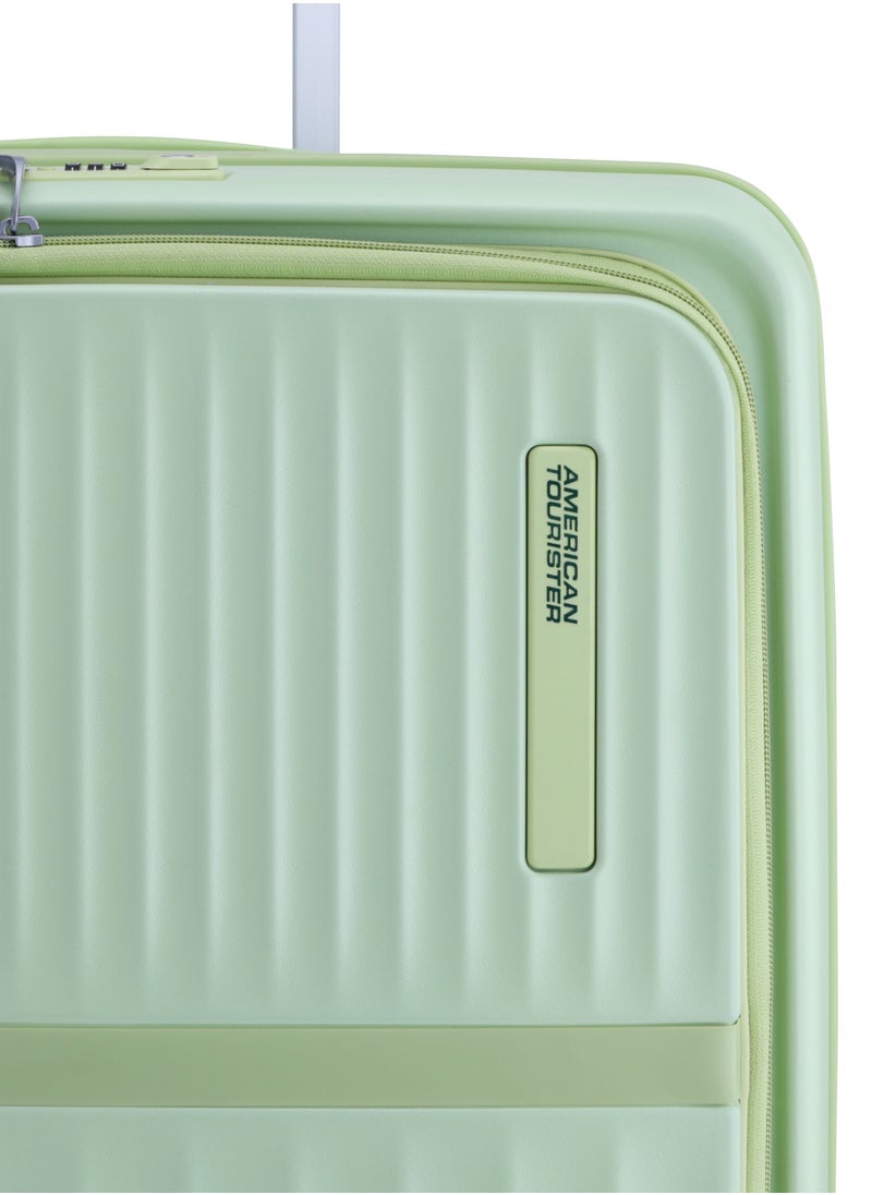 AMERICAN TOURISTER - Trento Spinner 76 CM Cabin Luggage Matcha Green Expandable TSA Lock Lightweight Trolly Luggage Bag - Image 1
