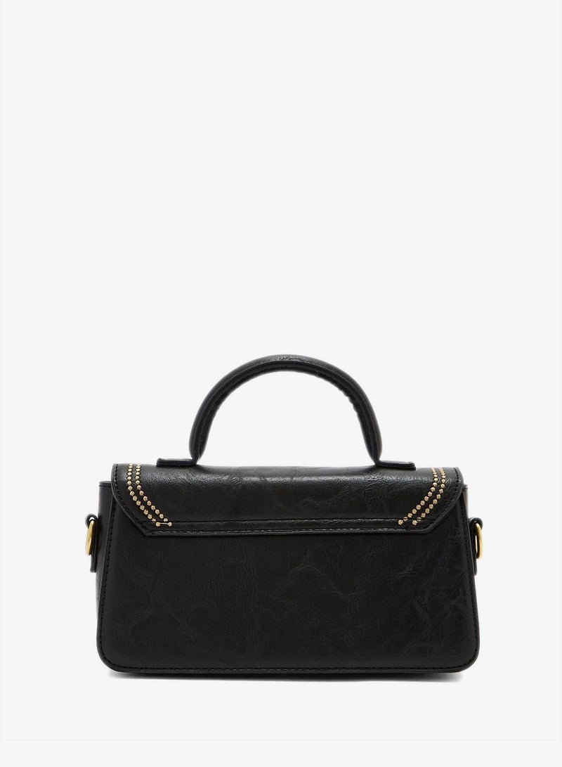 ELLA printed strap stud detail crossbody bag - Image 2