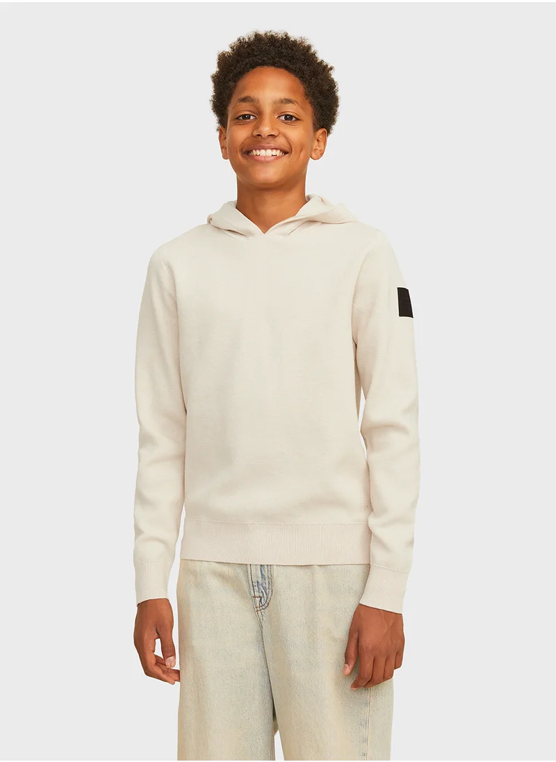 جاك وجونز جونيور Youth Knitted Hoodie