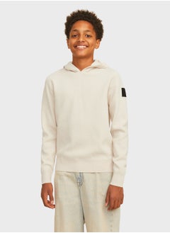 Jack & Jones Junior Youth Knitted Hoodie  - Image 1